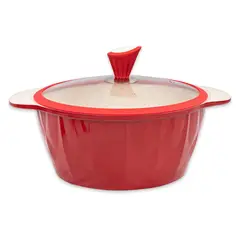 DORAL - Olla Diecast Fdo Mar 28 Cm 6 Lt Roja Di Burano