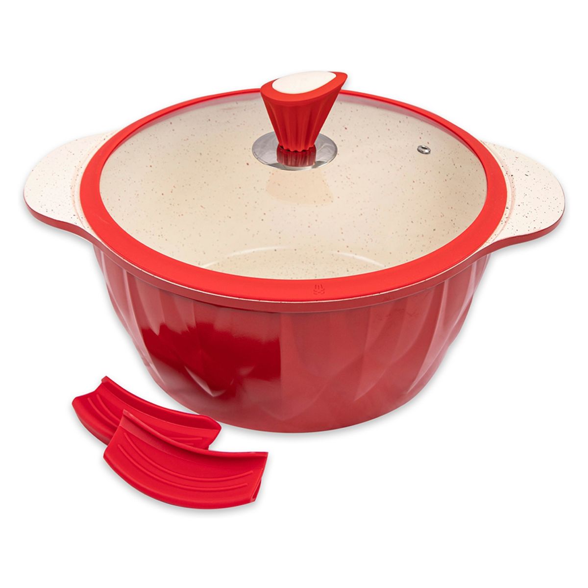 DORAL - Olla Diecast Fdo Mar 28 Cm 6 Lt Roja Di Burano Doral