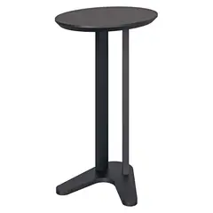 DECOCASA - Mesa Auxiliar Lateral Negro