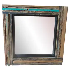 VEKKAHOME - Espejo De Pared 74x74 Cm