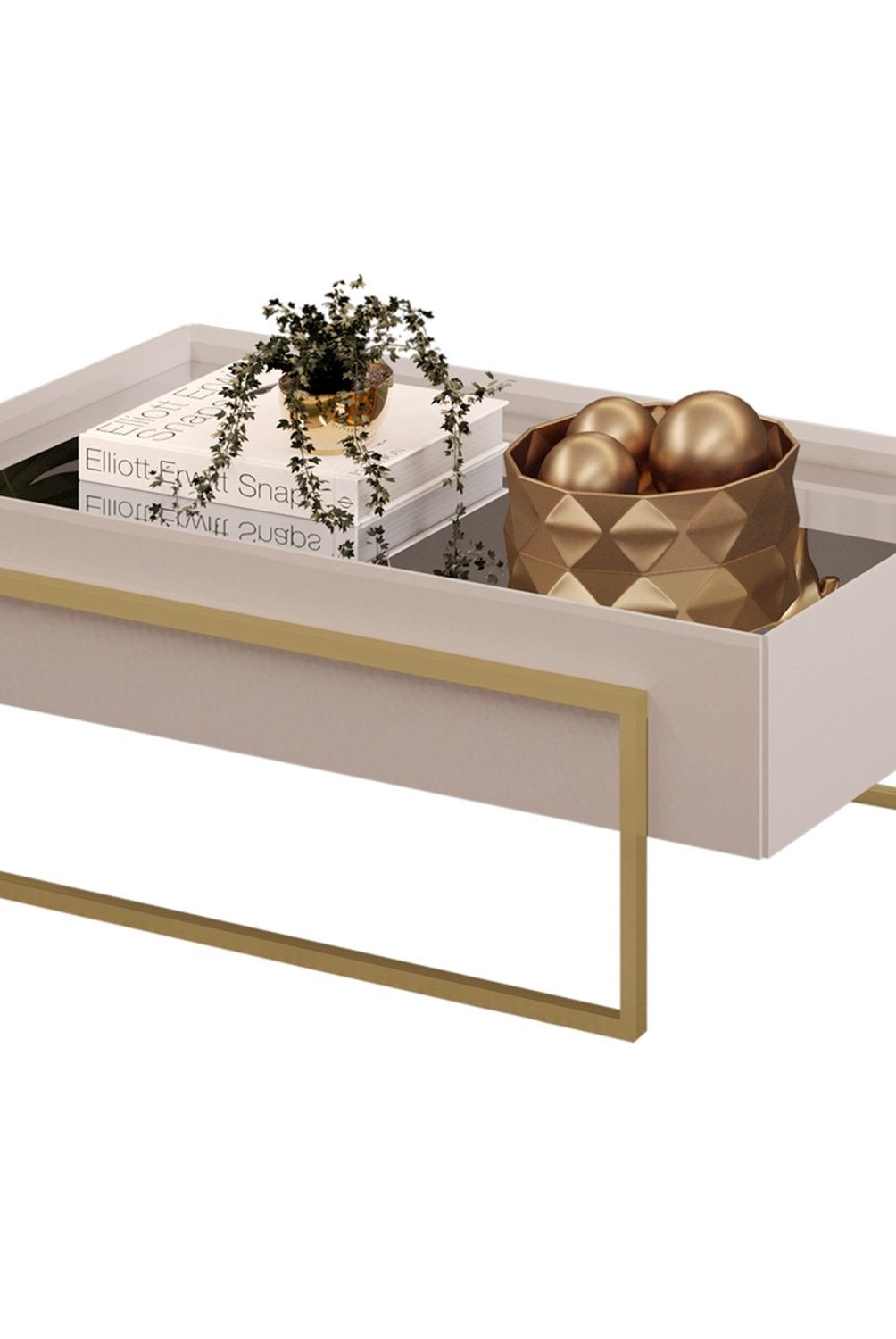 VEKKAHOME - Mesa De Centro Pilar Vekkahome