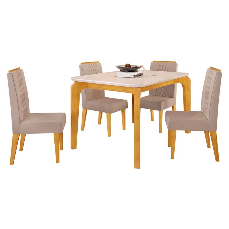 VEKKAHOME - Juego De Comedor Rouge Lia Vekkahome