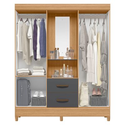 Imagen 2 del producto Clóset 4 Puertas 2 Cajones Mobi Capelina