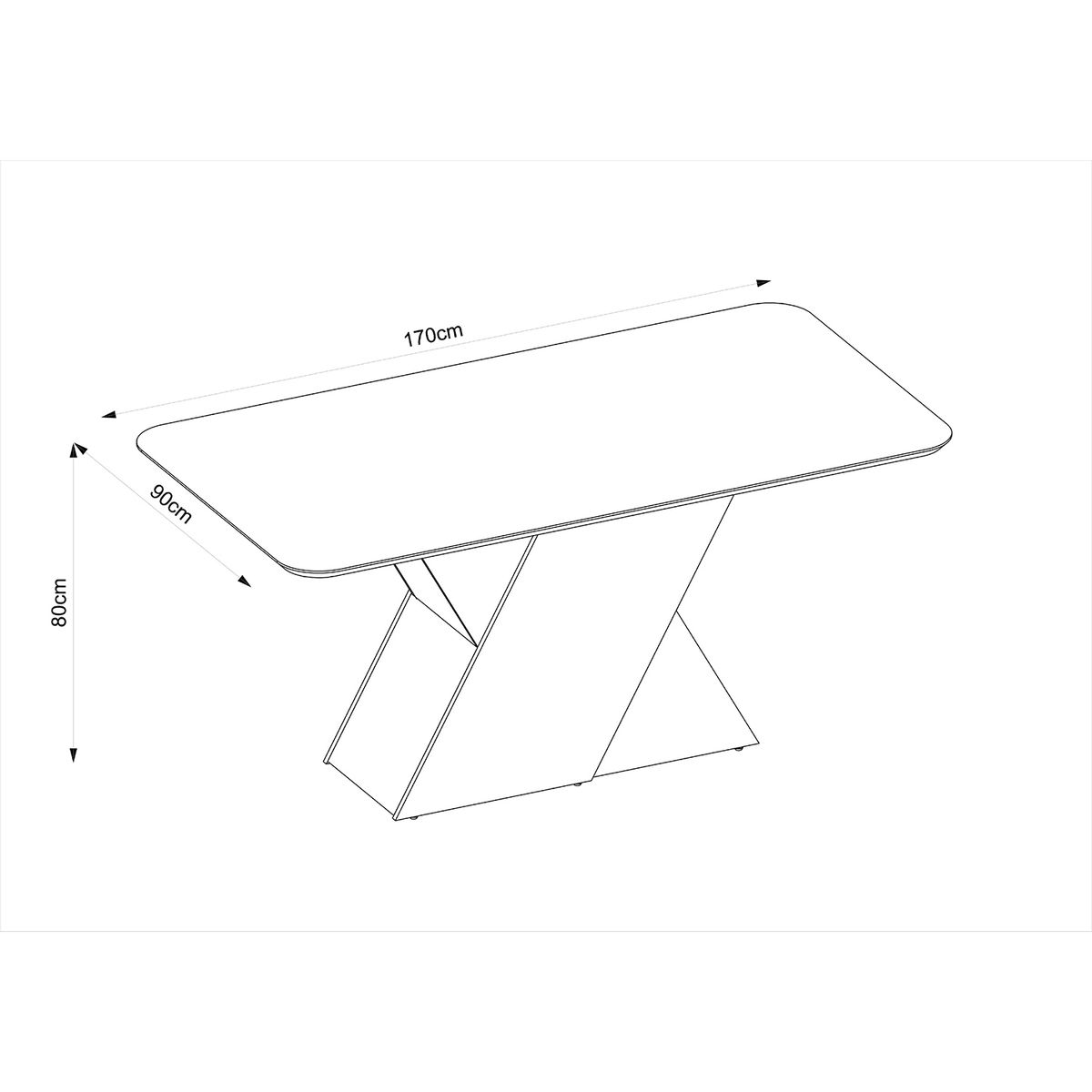 VEKKAHOME - Juego De Comedor Rubi Lia 6 Puestos Vekkahome