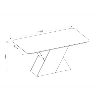 Imagen 2 del producto Juego De Comedor Rubi Lia 6 Puestos