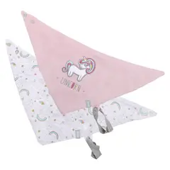 INFANTI - Bipack Baberos Impermeable Unicornio