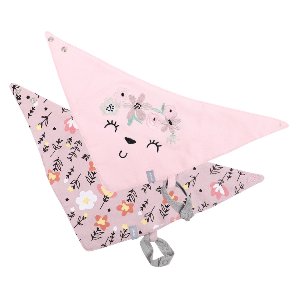 INFANTI - Bipack Baberos Impermeable Flowers Infanti