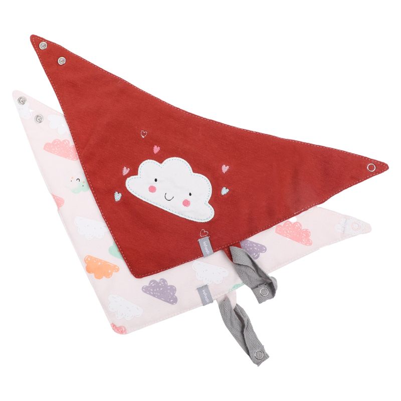 INFANTI - Bipack Baberos Impermeables Clouds Infanti
