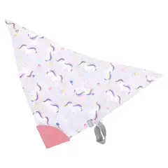 INFANTI - Babero Con Mordedor Impermeable Unicornio