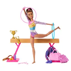 BARBIE - Profesiones Gimnasta Cabello Castaño