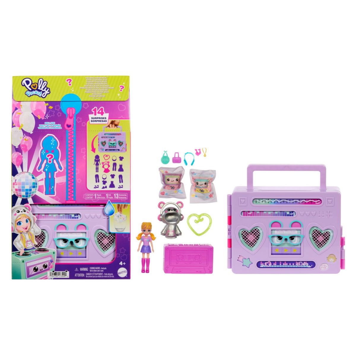 POLLY POCKET - Fiesta Disco Fashion Reveal Polly Pocket