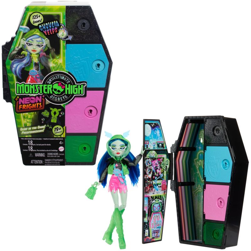MONSTER HIGH - Secrets Sustos Neon Ghoulia Monster High
