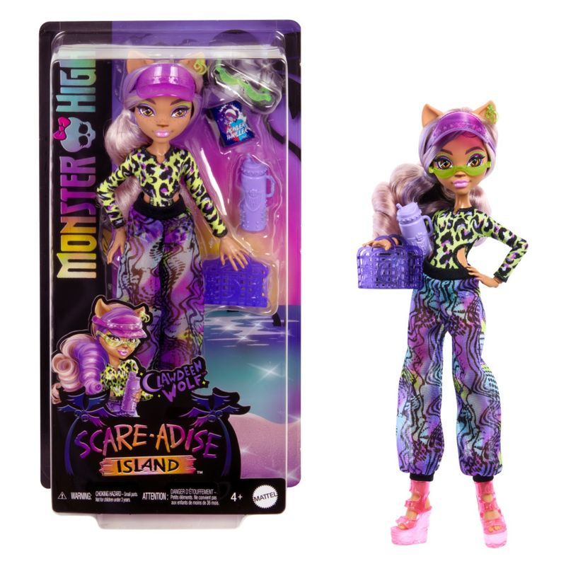 MONSTER HIGH - Isla Del Terror Clawdeen Monster High