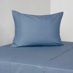 CANNON - Juego De Sábanas 180 Hilos Navy Liso
