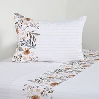 Juego De Sábanas Polialgodón 60% Algodón 40% Poliéster 1.5 Plazas