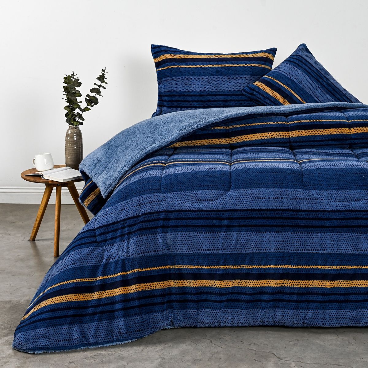 AMERICAN FAMILY - Plumón Microfibra Alen Sherpa 2 Plazas A.Family