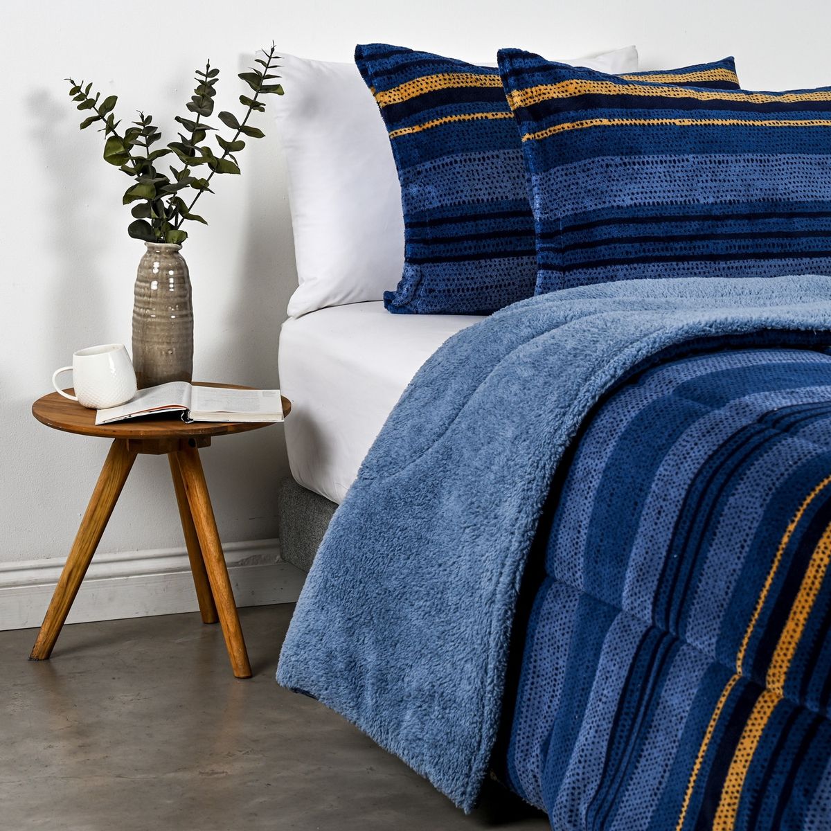 AMERICAN FAMILY - Plumón Microfibra Alen Sherpa 2 Plazas A.Family