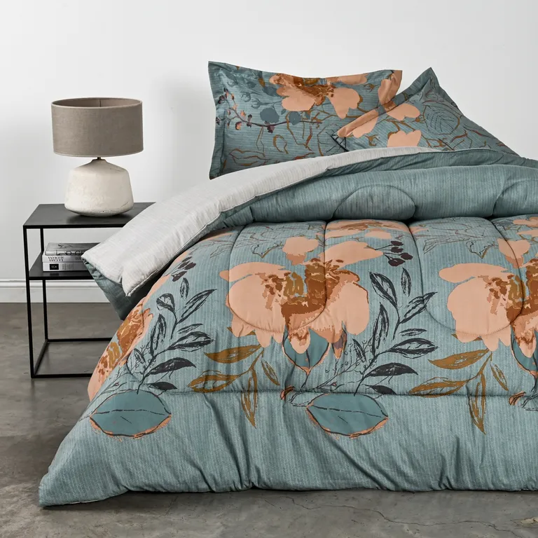 Plumón Estampado Reversible Glow