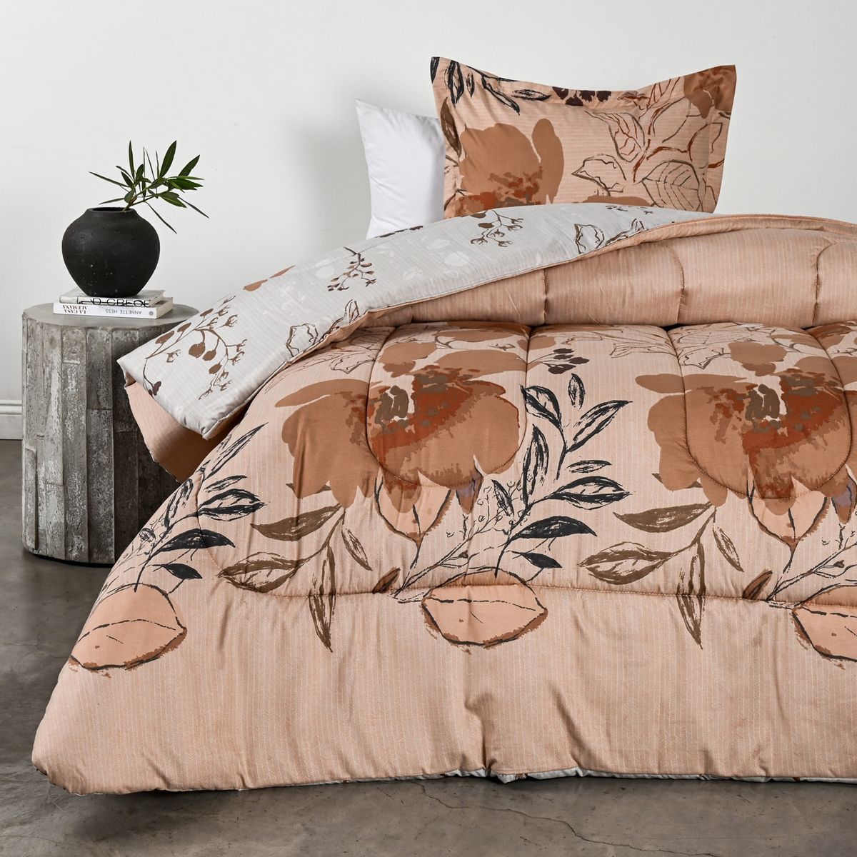 ELEMENTS & CO - Plumón Microfibra Autumn Microfibra 1.5 Plazas Elements & Co