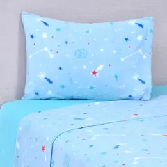 MASHINI - Sábana Polar Estampada 1.5 Plaza Sky