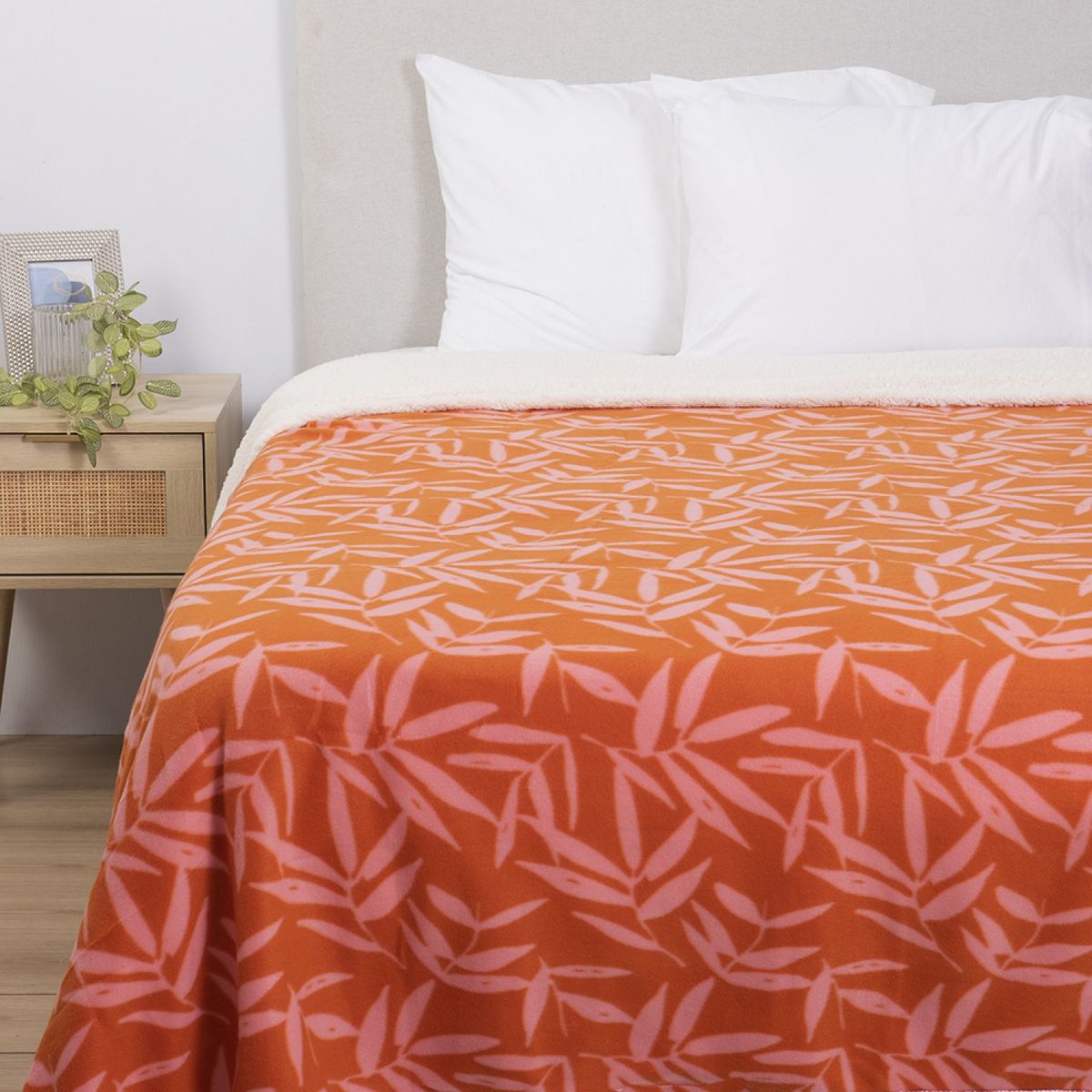 MASHINI - Frazada Polar-Sherpa Tulipán Mashini