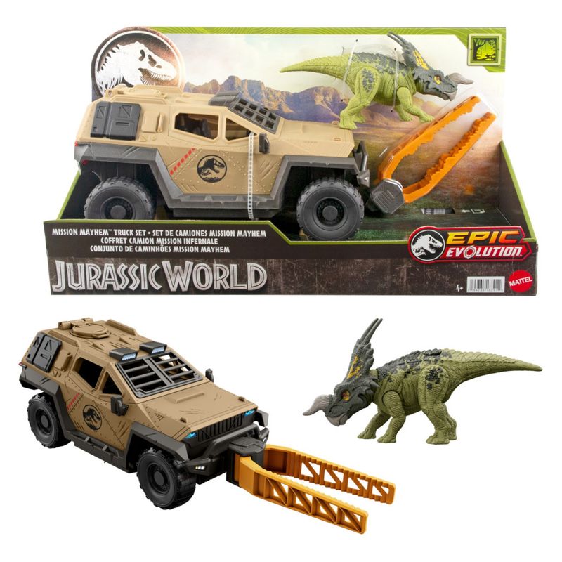 JURASSIC WORLD - Set Camion Mision Mayhem Jurassic World