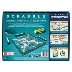 MATTEL - Scrabble 2 En 1 Colaborativo