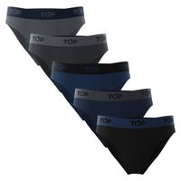 Pack De 5 Slip Algodón Hombre