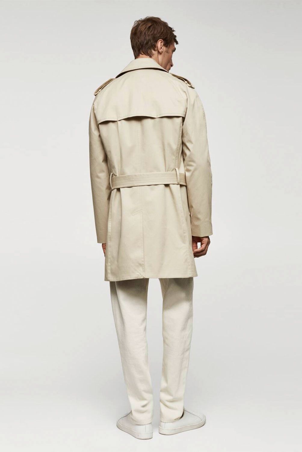 MANGO MAN - Trench Clásico Water Repellent Hombre Mango Man
