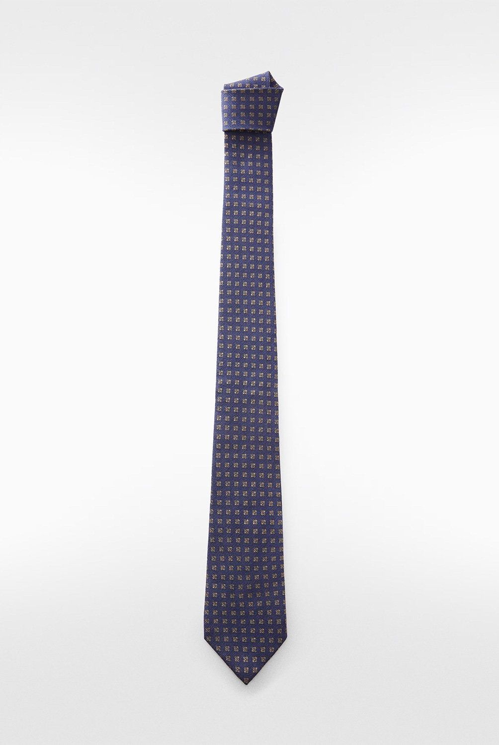 MANGO MAN - Corbata Seda Estampado Hombre Mango Man
