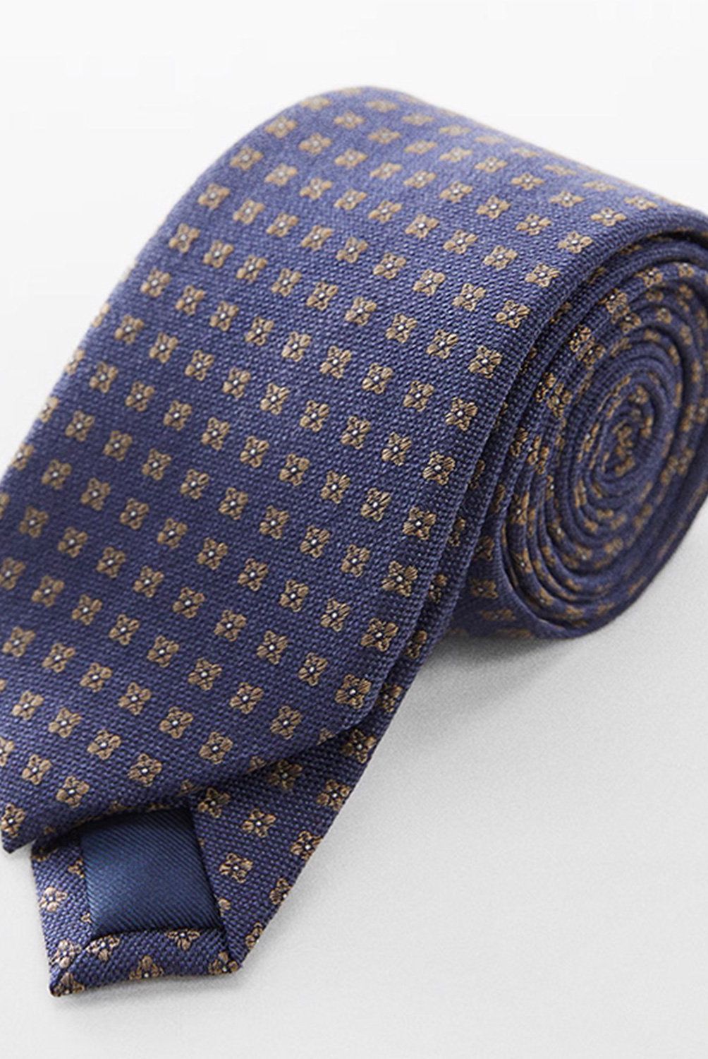 MANGO MAN - Corbata Seda Estampado Hombre Mango Man