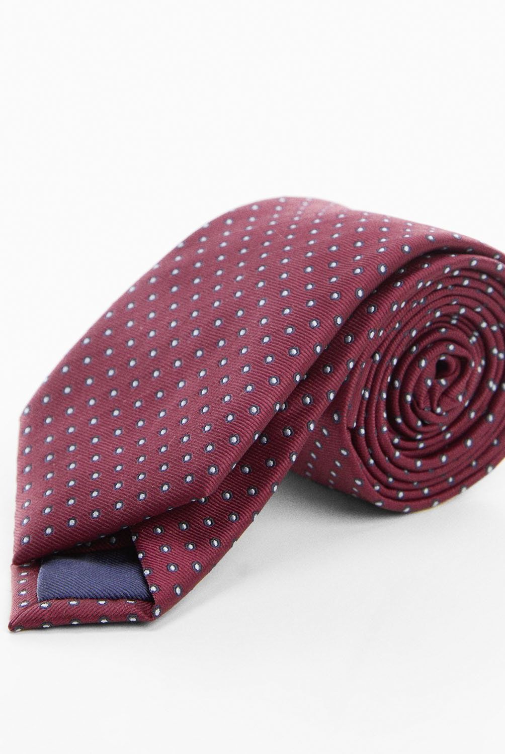 MANGO MAN - Corbata Estampado Lunares Hombre Mango Man