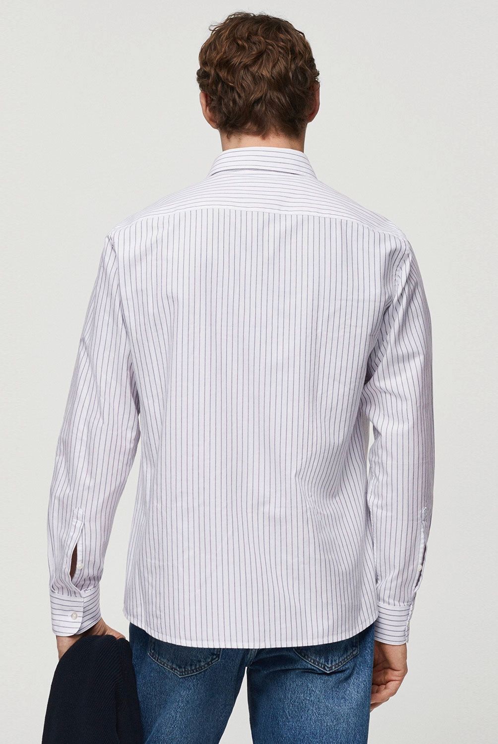 MANGO MAN - Camisa 100% Algodón Rayas Kodak Hombre Mango Man