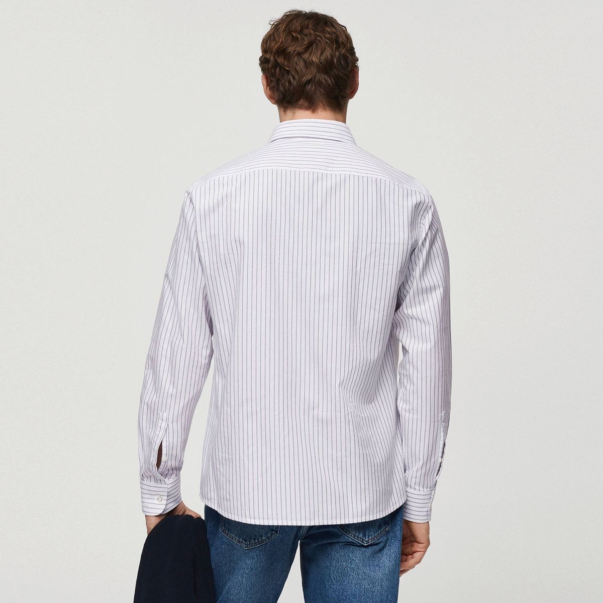 MANGO MAN - Camisa 100% Algodón Rayas Kodak Hombre Mango Man