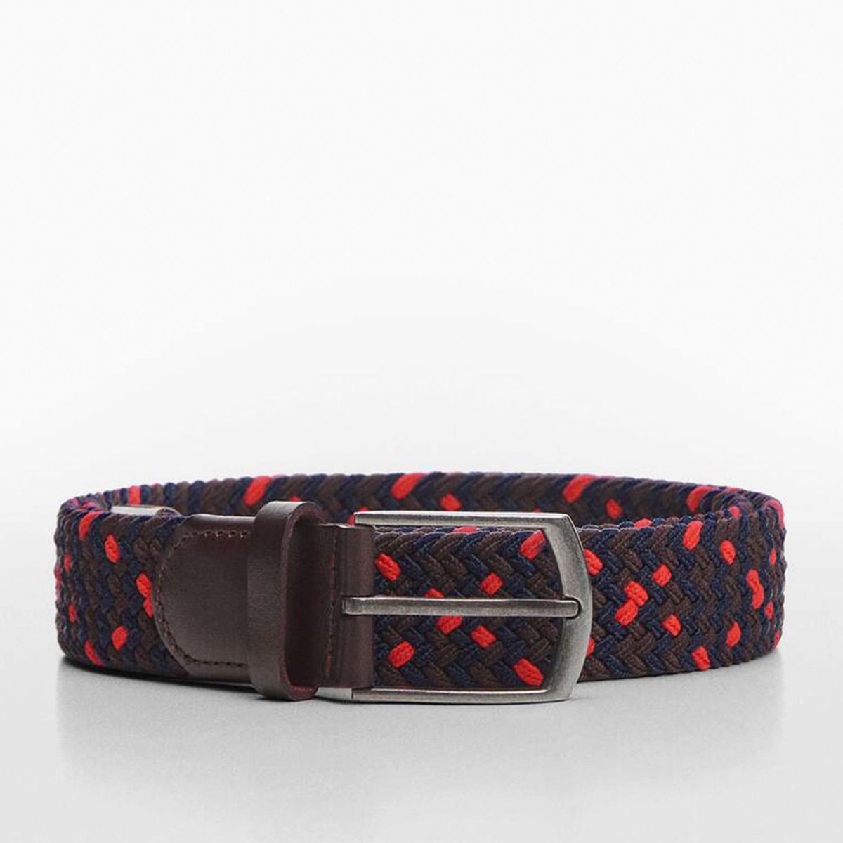 MANGO MAN - Cinturón Elástico Trenzado Colores Hombre Mango Man