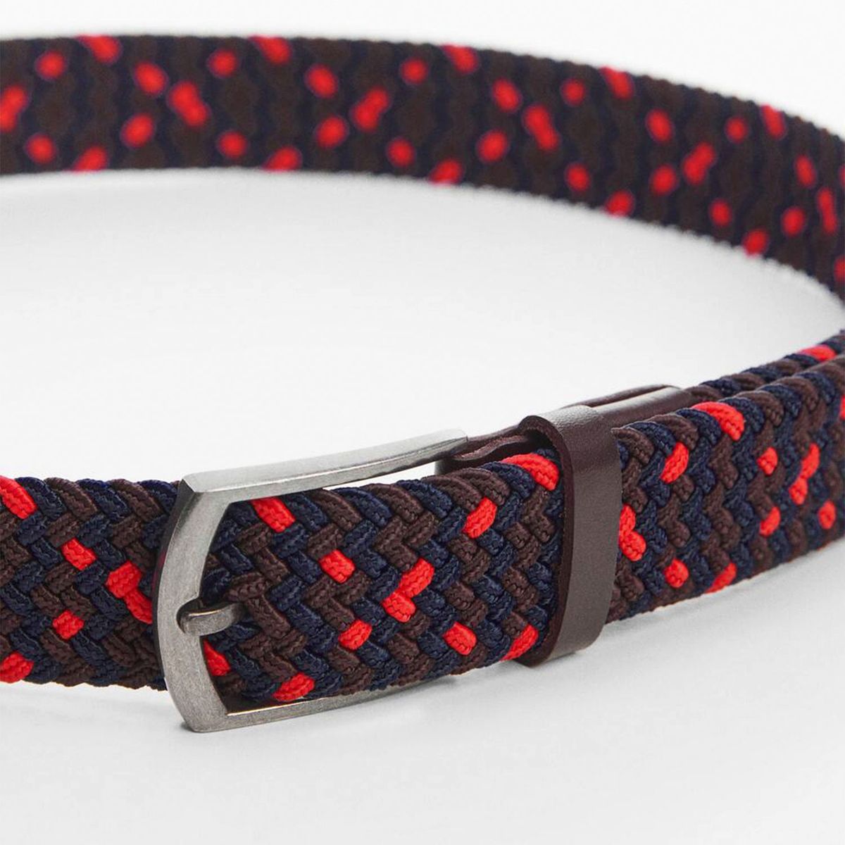 MANGO MAN - Cinturón Elástico Trenzado Colores Hombre Mango Man