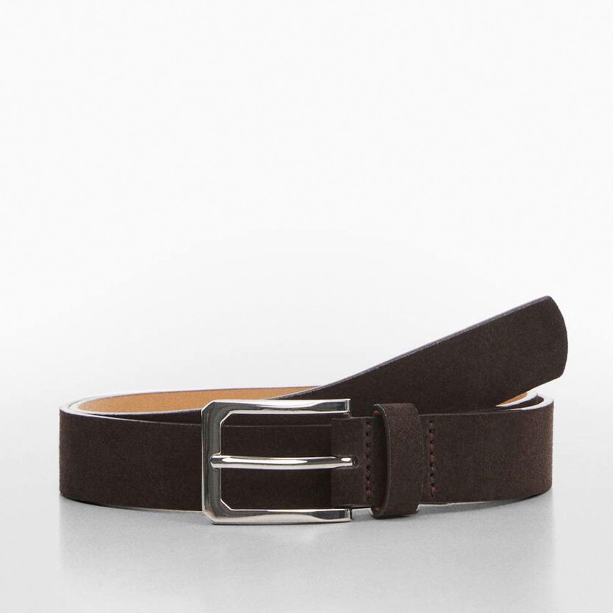 MANGO MAN - Cinturón Serraje Hombre Mango Man