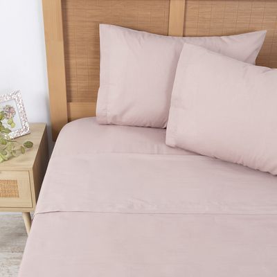 Imagen 2 del producto Juego De Sábana Polialgodon 144 Hilos Lisos