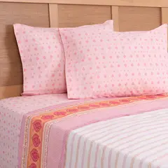 MASHINI - Sábana Estampada 144 Hilos King Caico