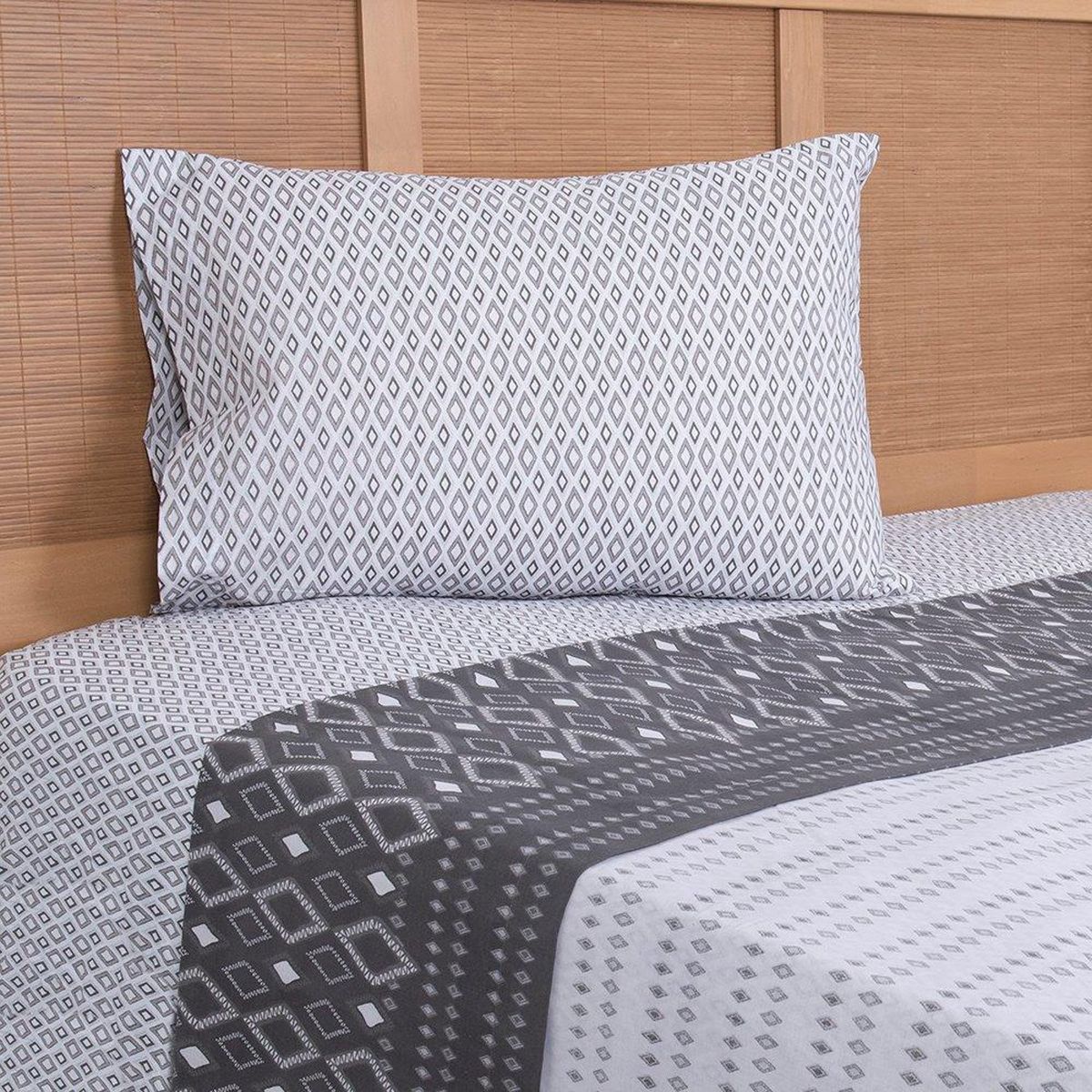 MASHINI - Sábana Estampada 144 Hilos 1.5 Plaza Galante Mashini