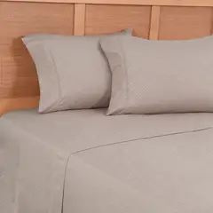 PLUMETTI - Sábana Mf Embossed 2 Plazas Gris