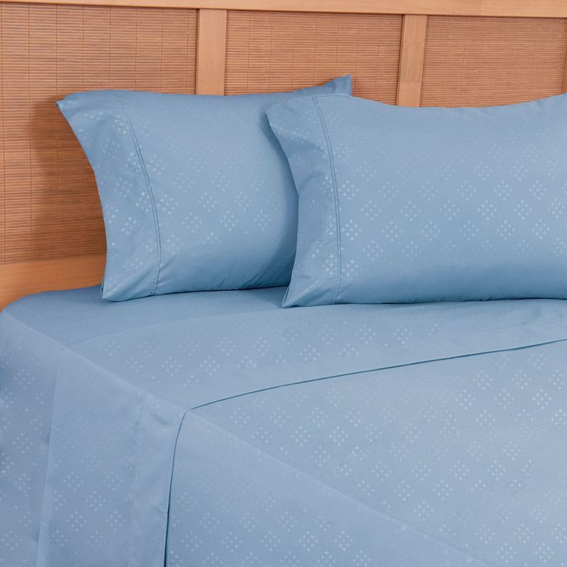 PLUMETTI - Sábana Mf Embossed 2 Plazas Celeste Plumetti