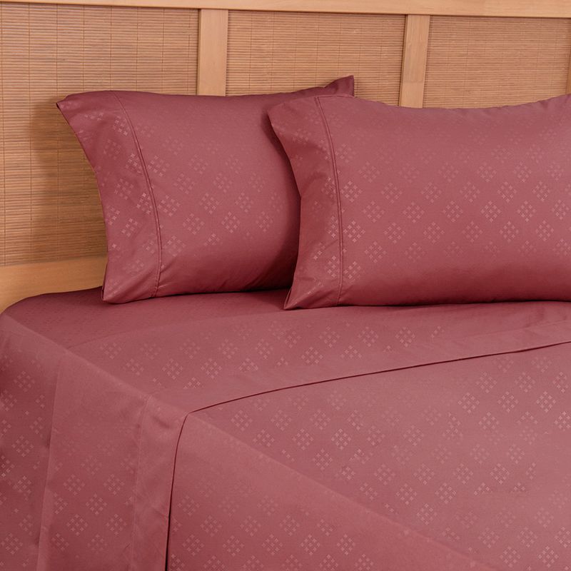 PLUMETTI - Sábana Mf Embossed 2 Plazas Rojo Plumetti