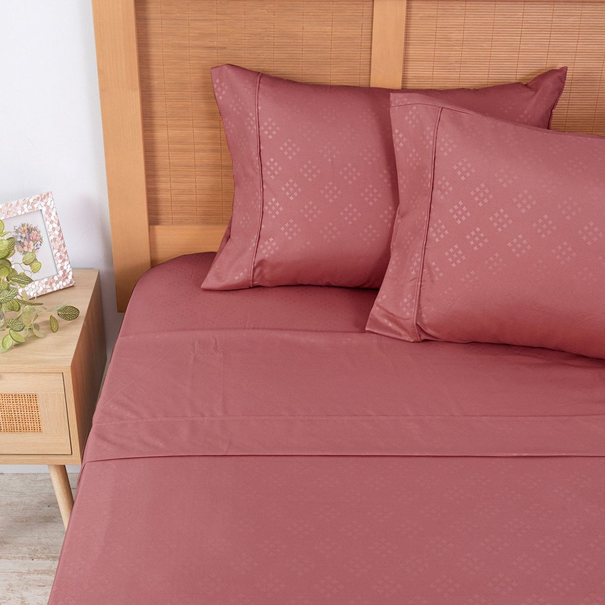 PLUMETTI - Sábana Mf Embossed 2 Plazas Rojo Plumetti