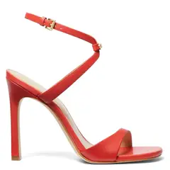 MICHAEL KORS - Sandalia Mujer Cuero Naranjo