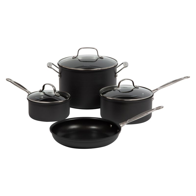 CUISINART - Batería De Cocina 7 Piezas Acero Inoxidable Cuisinart