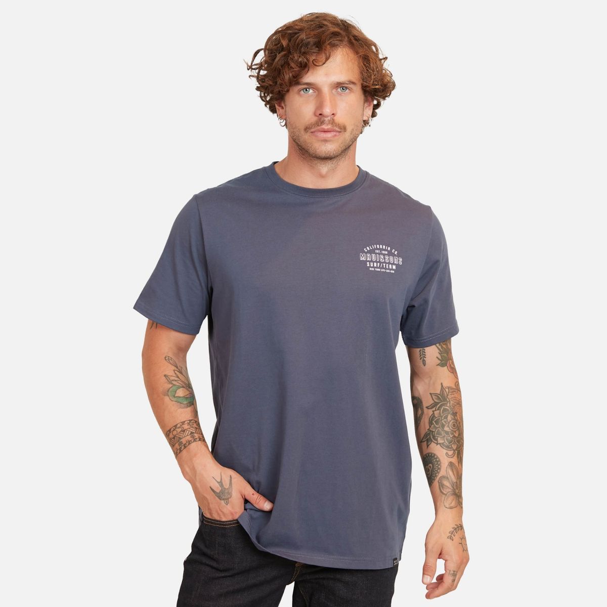 MAUI AND SONS - Polera Manga Corta Regular Fit Hombre Maui And Sons