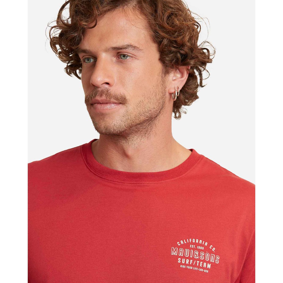 MAUI AND SONS - Polera Manga Corta Regular Fit Hombre Maui And Sons