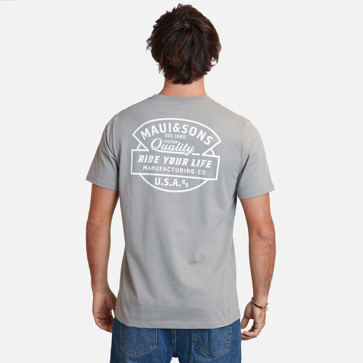 MAUI AND SONS - Polera Hombre Manga Corta Algodón Maui And Sons