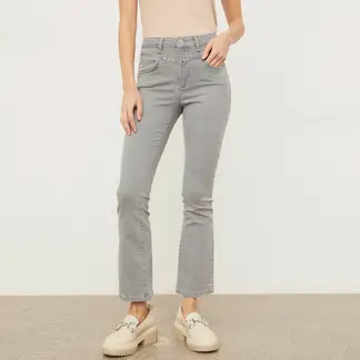 BROWNIE - Jeans Flare Tachas Mujer